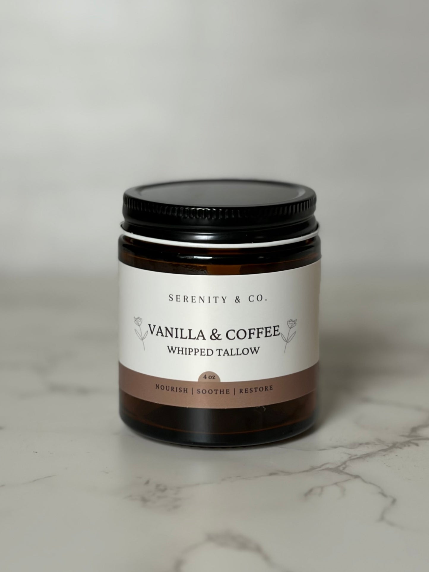 Vanilla & Coffee Infused Whipped Tallow