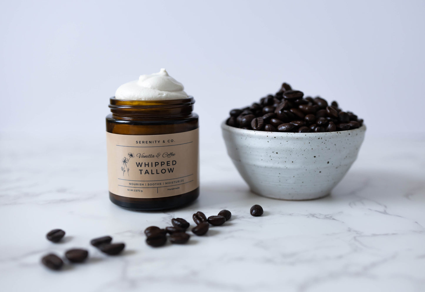 Vanilla & Coffee Infused Whipped Tallow